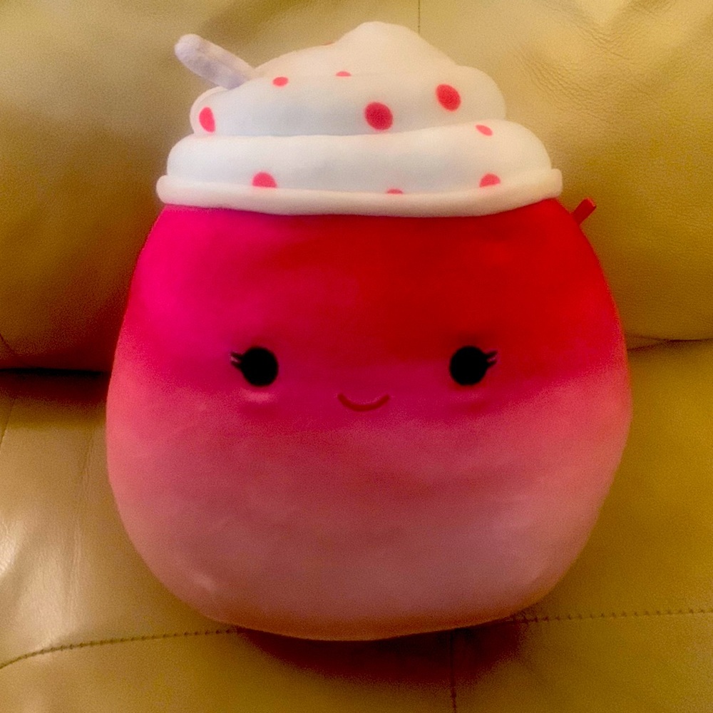 SQUISHMALLOWS 8 inches ~ Frosty Beverage 🥤🩷🤍